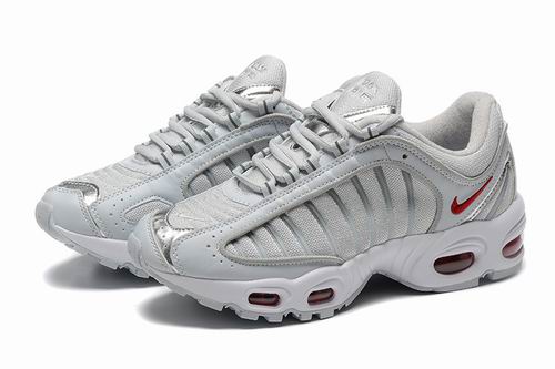 Nike Air Max Tailwind 4 Men's Shoes Grey Silver Red-11 - Click Image to Close